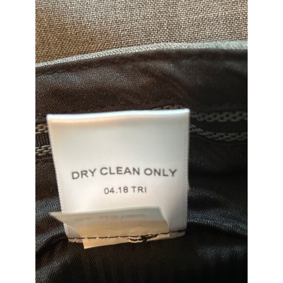 VGUC Twinhill Dress Pants Men's Sie 34R Light Gray Pockets Belt Loops - Picture 5 of 6